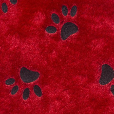 Dyno Dyno Red/White/Black Paw Print Indoor Christmas Decor 1161734-2AC